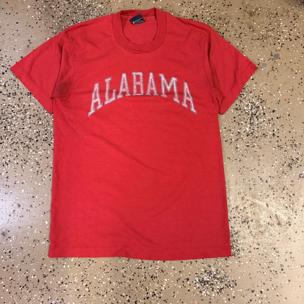 Screen Stars Alabama T-Shirt Mens
Medium Red‎ Good Vintage Single Stitch
NCAA